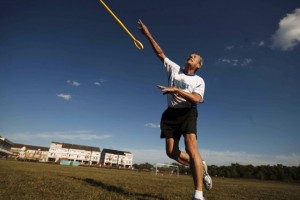 Bernie Stamm, 74, decided to get back into the game and return to the world of sports, quickly winning gold medals in Senior Olympic events. [CREDIT: Amanda Voisard, for The Washington Post]