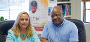 Janalee Heinemann, MSW, coordinator of Research and International Affairs, and Ken Smith, executive director, at  Prader-Willi Syndrome Association (USA) located in Sarasota.  (STAFF PHOTO / THOMAS BENDER)
