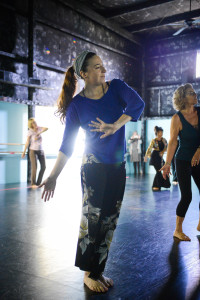 Emma Tummon takes part in Kelly Atkins' Kai class Tuesday, February 16 at Soul Studios. Atkins has melded years of fitness training with her studies of the brain into a mind-body-spirit dance exercise she calls Kai.   STAFF PHOTO / RACHEL S. O'HARA