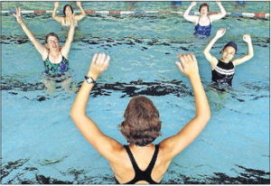 The resistance of water builds strength and increases flexibility. PHOTO/TUSCALOOSA NEWS